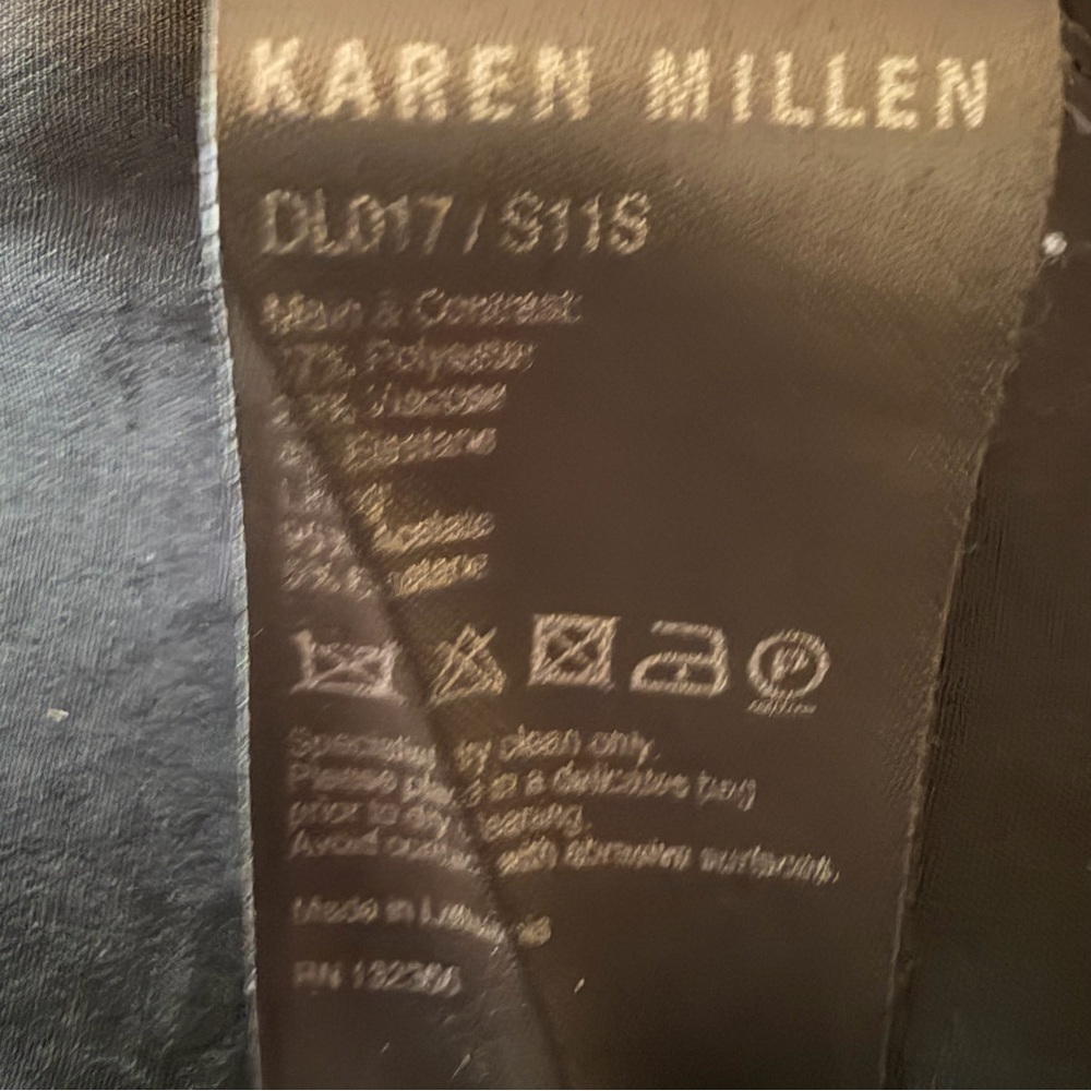 Karen Millen Black and Gray Sleeveless Size 6 Dress - Picture 8 of 8